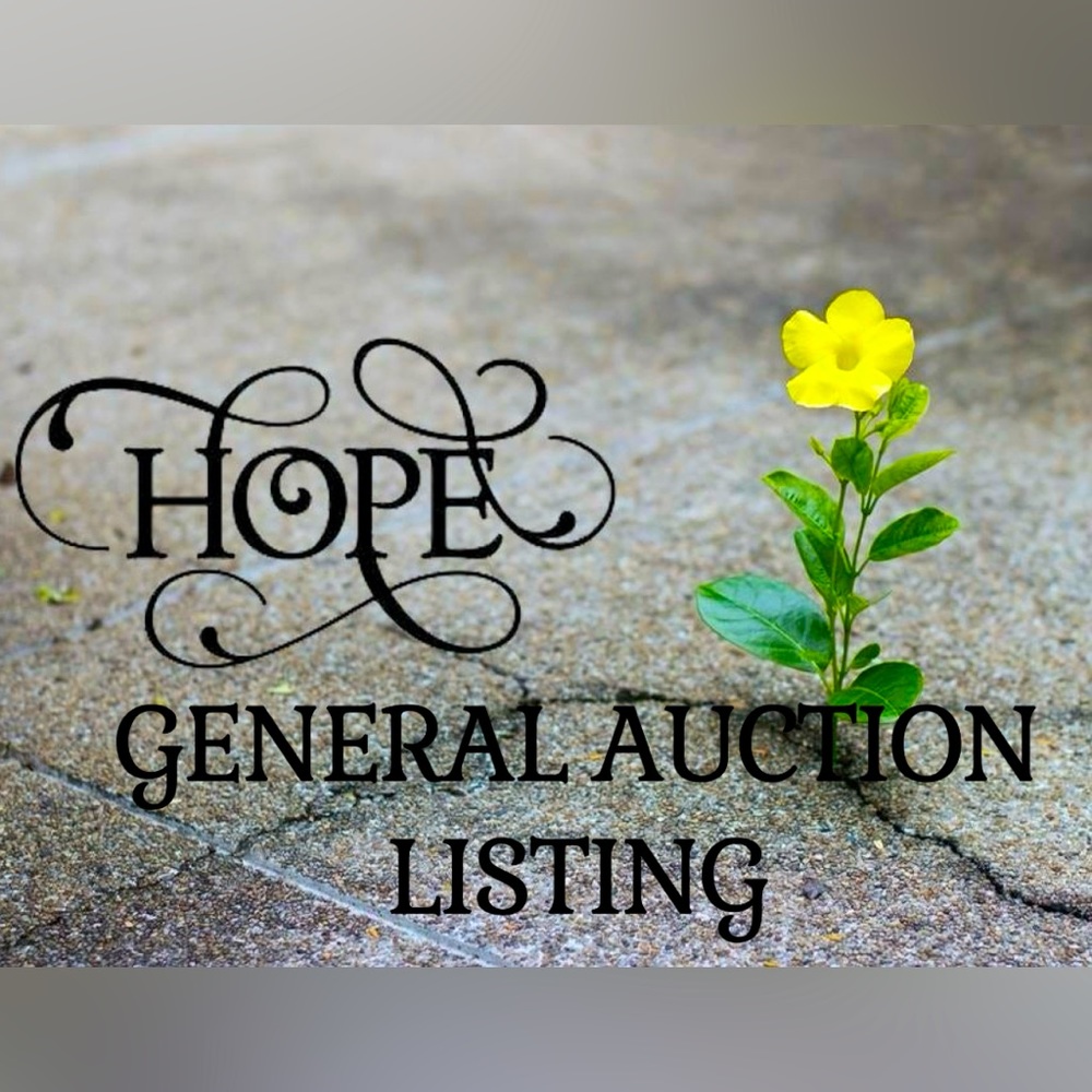 LISTING FOR LIVE AUCTIONS